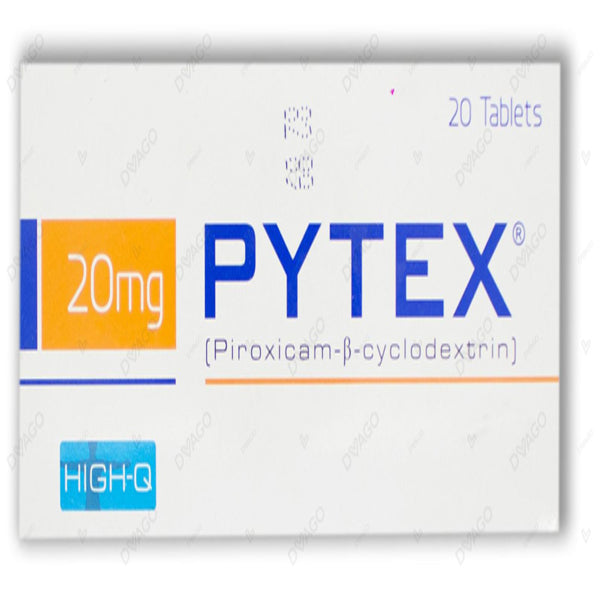 Pytex Tablets 20mg (1 Box = 2 Strips) (1 Strip = 10 Tablets)