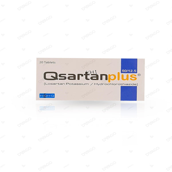 Qsartan Plus Tablets 50/12.5mg (1 Strip = 10 Tablets)