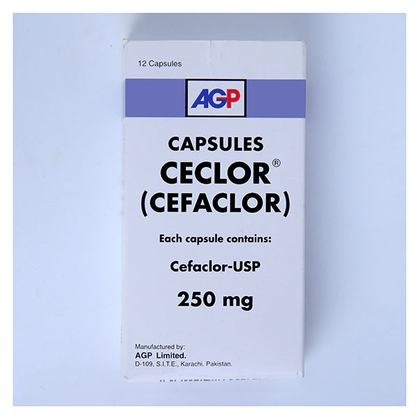 Ceclor Capsules 250mg (1 Box = 1 Strip)(1 Strip = 12 Capsules)