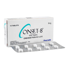 Pharmedic Pharmaceuticals Onset-8 Tablet, 8mg, 10-Pack product image - Mamasjan
