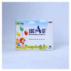 Lucast Sachets 4mg (1 Box = 14 Sachets)