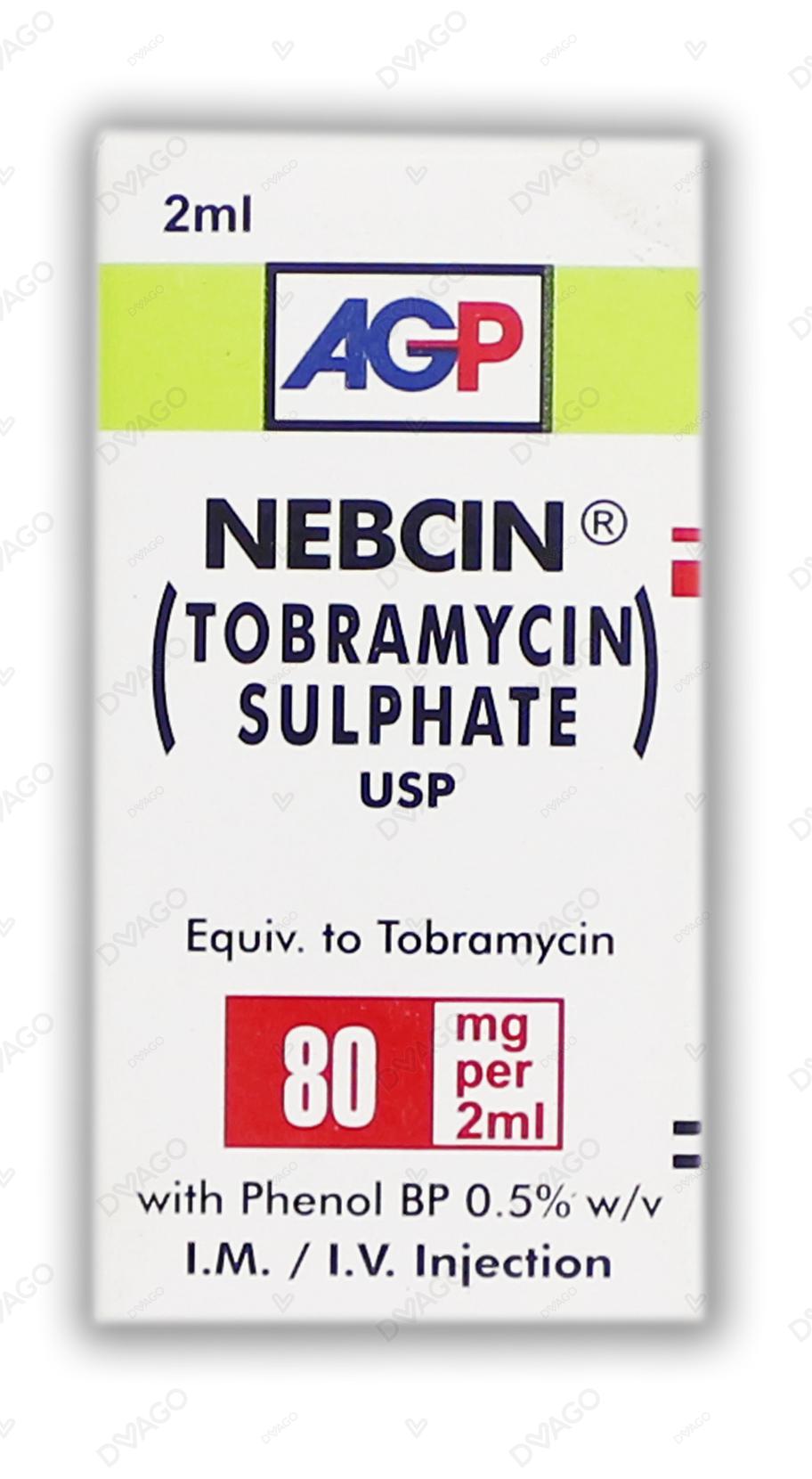 Nebcin Im/Iv Injection 80mg/2ml (1 Box = 1 Injection)