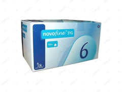 Novo Fine 31g Needles 6mm (1 Box = 100 Needles)