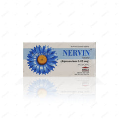 Nervin Tablets 0.25mg (1 Strip = 10 Tablets)