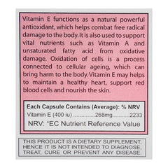 Nutra Zone Healthcare E-Life 400Iu Capsule, 30-Pack product image 3 - Mamasjan