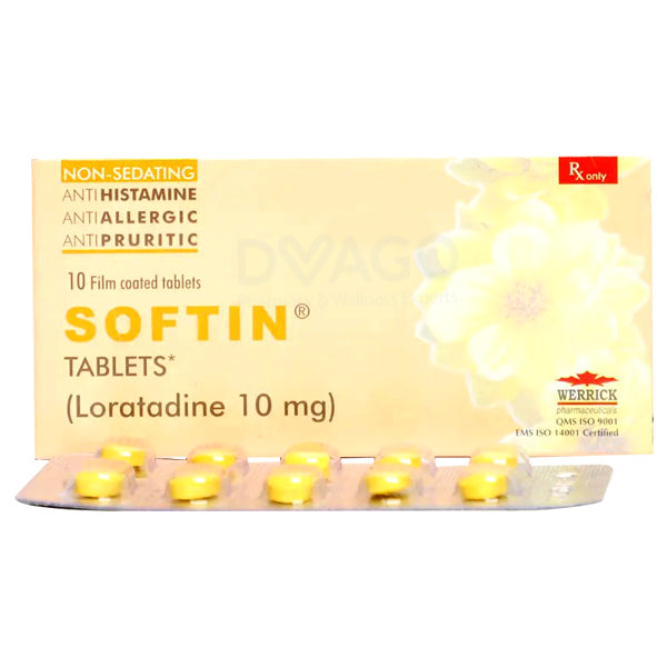 Softin Tablets 10mg (1 Box = 1 Strip)(1 Strip = 10 Tablets)