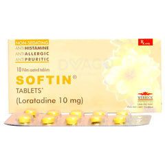 Softin Tablets 10mg (1 Box = 1 Strip)(1 Strip = 10 Tablets)