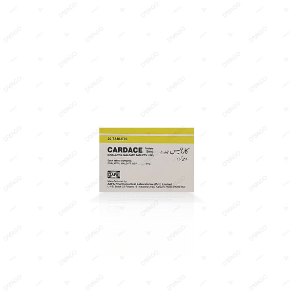 Cardace Tablets 5mg (1 Strip = 10 Tablets)