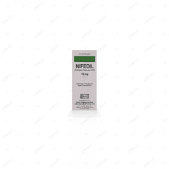 Nifedil Capsules 10mg (1 Bottle = 30 Capsules)