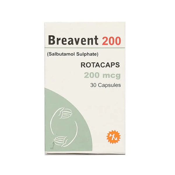 Breavant 200 Rotacaps 200mcg (1 Bottle = 30 Capsules)