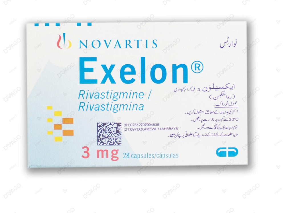 Exelon Capsules 3mg (1 Strip = 14 Capsules)
