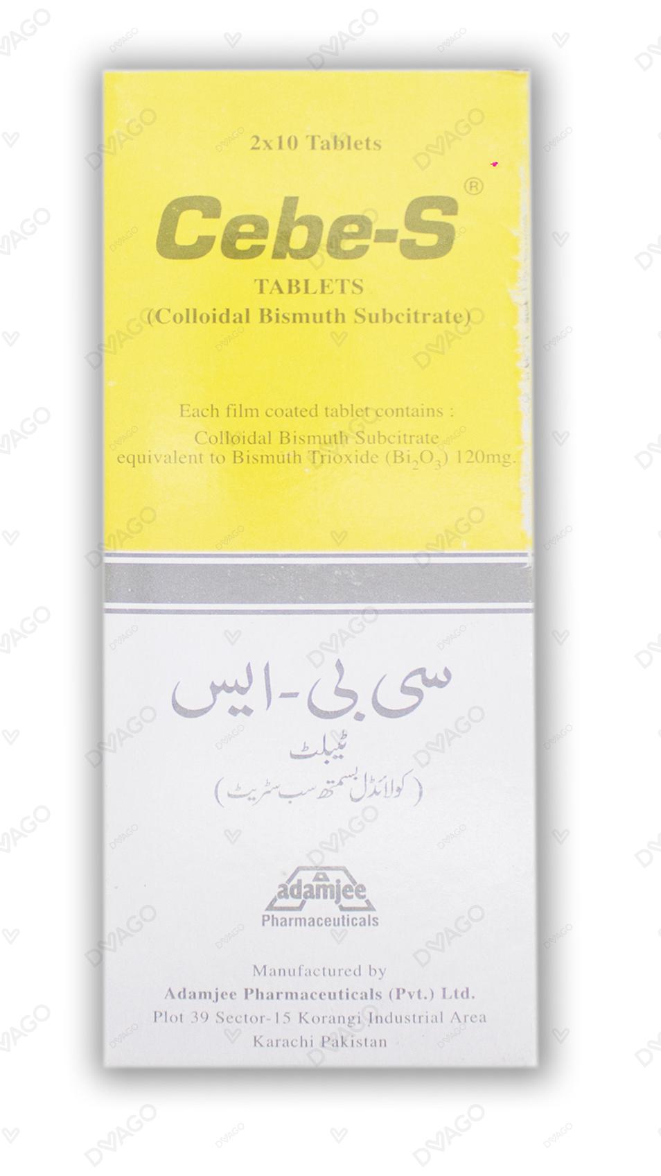 Cebe-S Tablets 120mg (1 Strip = 10 Tablets)