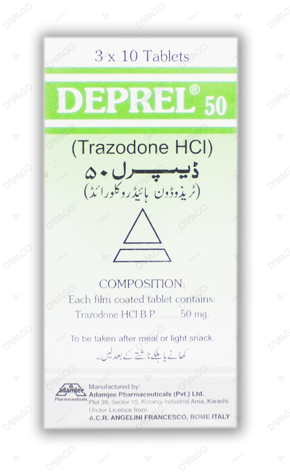 Deprel Tablets 50mg (1 Strip = 10 Tablets)