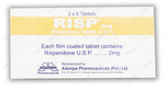 Risp Tablets 2mg (1 Box = 2 Strips) (1 Strip = 6 Tablets)