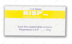 Risp Tablets 3mg (1 Box = 1 Strip)(1 Strip = 6 Tablets)