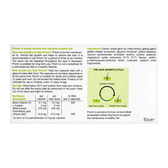 Bayer Pharmaceuticals Priorin Capsule, Maintains Healthy Hair, 60-Pack product image 2 - Mamasjan