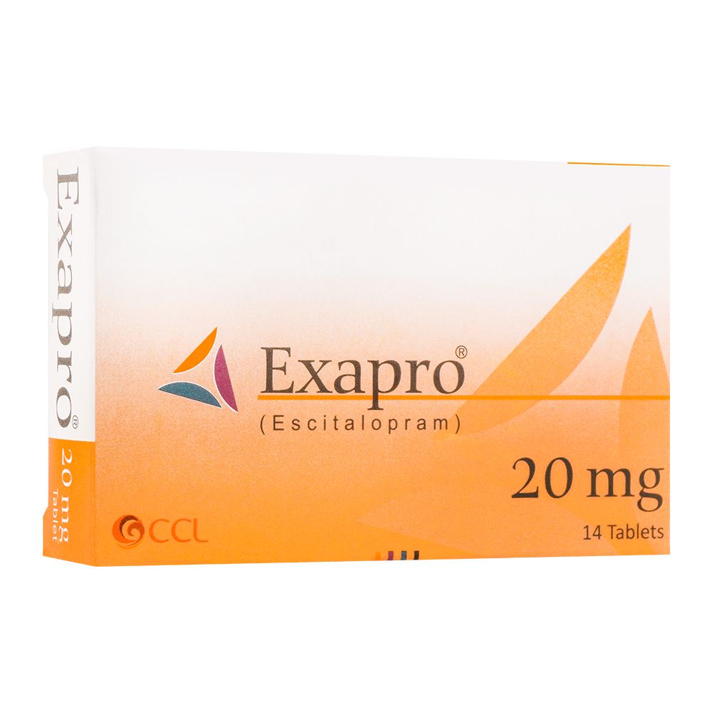 CCL Pharmaceuticals Exapro Tablet, 20mg, 14-Pack product image - Mamasjan