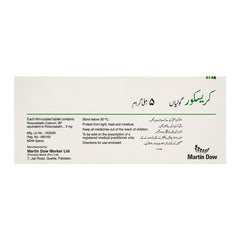 Martin Dow Crescor Tablet, 5mg, 10-Pack product image 2 - Mamasjan