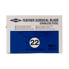 Feather Sterile Surgical Blades Disposable #22