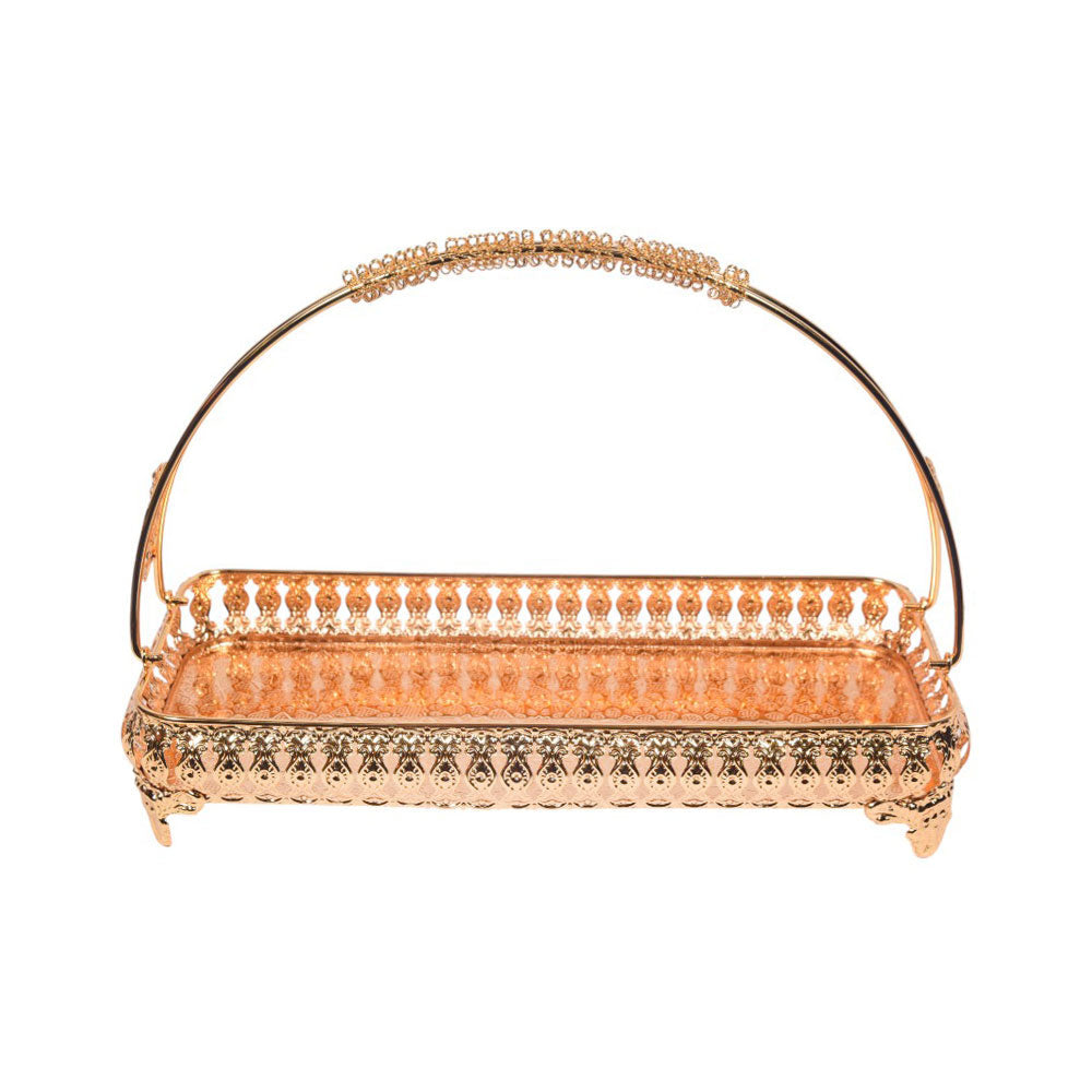 BASKET METAL IR HY0529L Default Title - MamasJan Decoration
