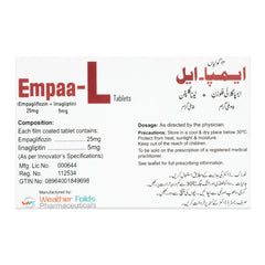 Horizon Pharma Empaa-L Tablet, 25mg+5mg, 14-Pack product image 3 - Mamasjan