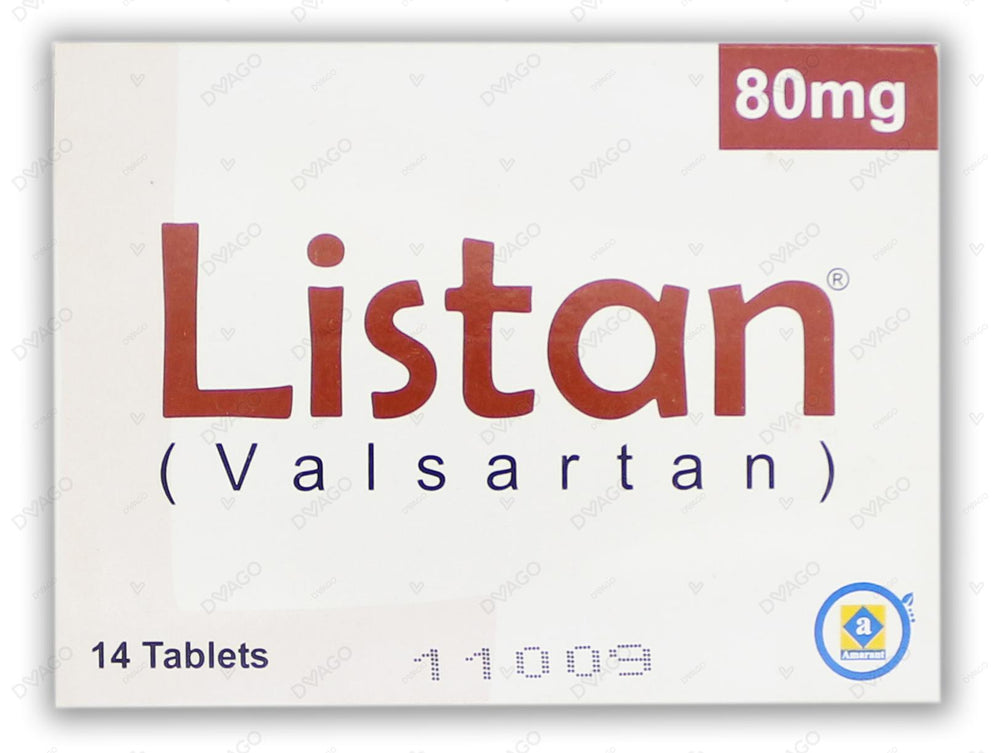Listan Tablets 80mg (1 Strip = 7 Tablets)