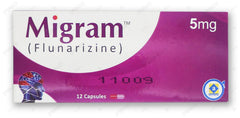 Migram Capsules 5mg (1 Box = 2 Strips) (1 Strip = 6 Capsules)