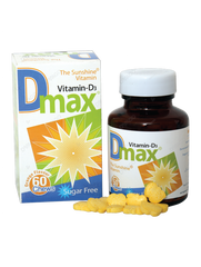 D-Max Chewable Tablets 2000Iu (1 Bottle = 60 Tablets)