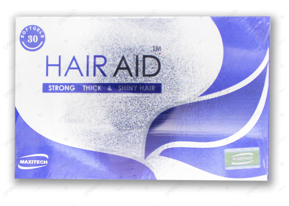 Hair Aid Softgel Capsules (1 Box = 30 Capsules)