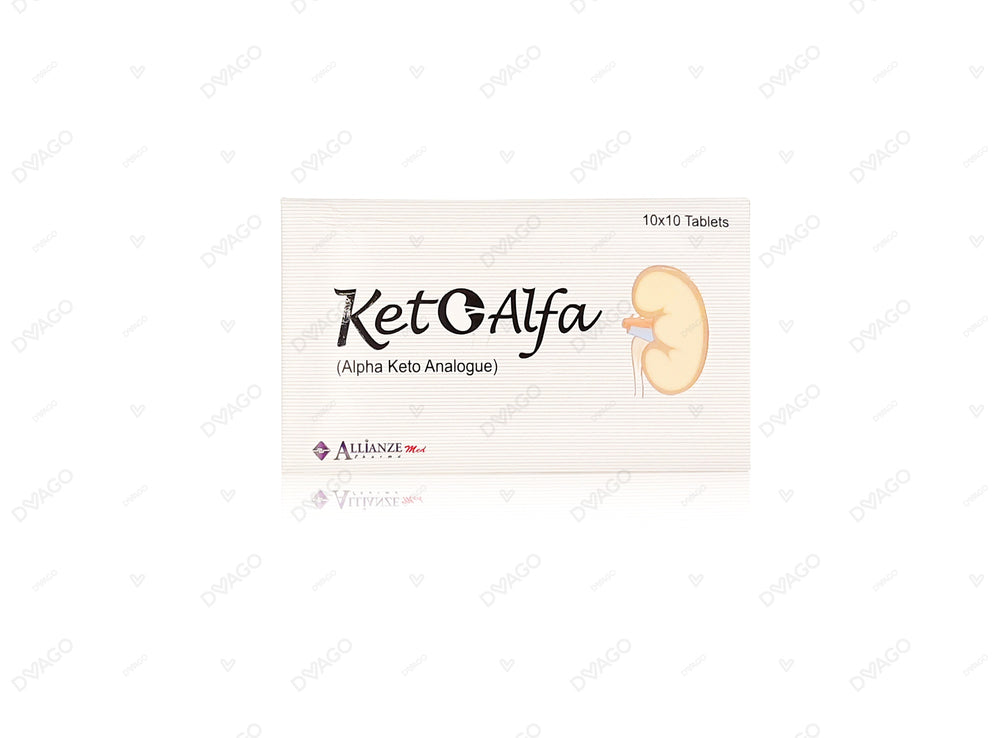 Ketoalfa Tablets (1 Strip = 10 Tablets)