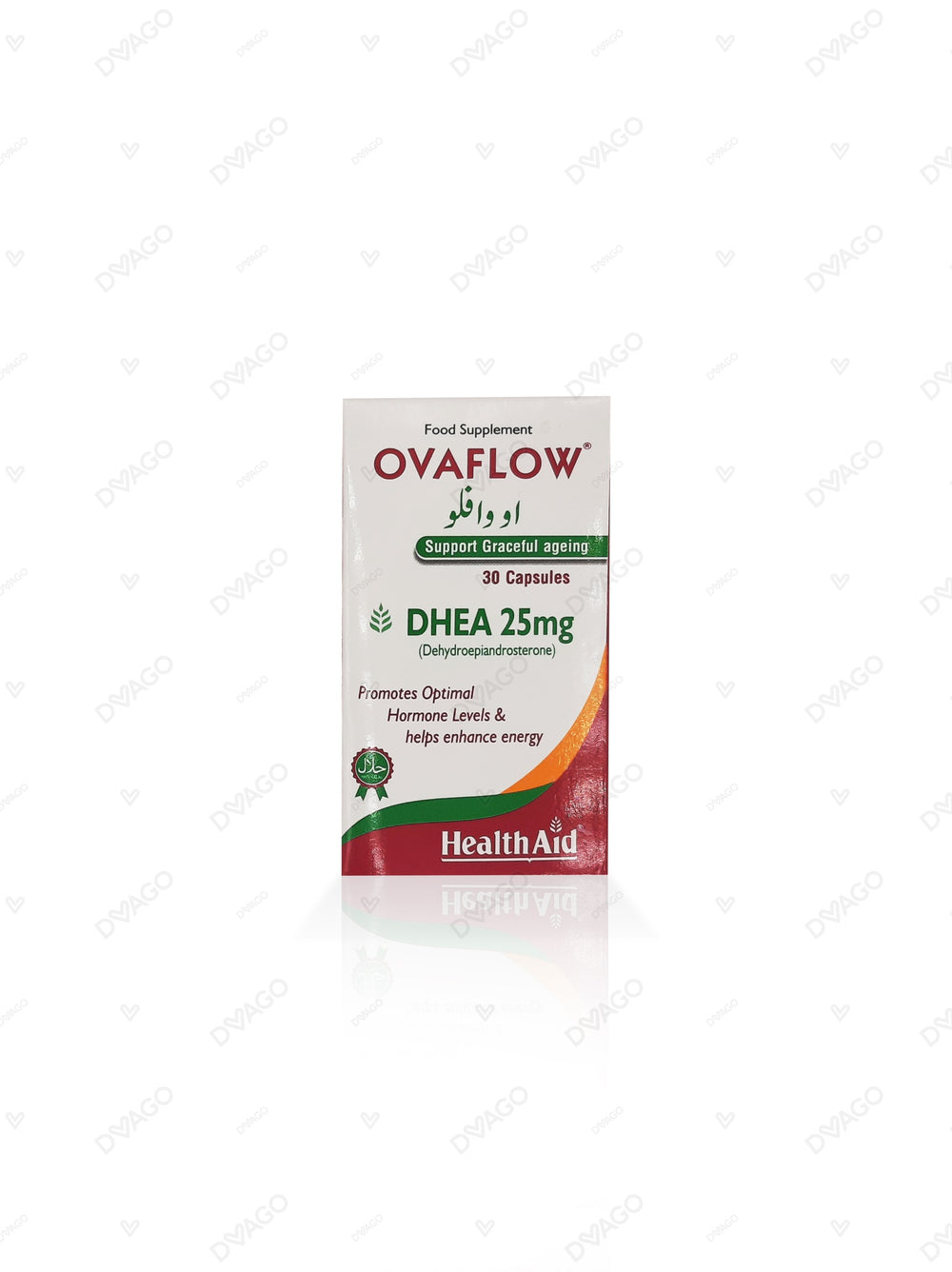 Healthaid Ovaflow Dhea Capsules 25mg (1 Box = 30 Capsules)