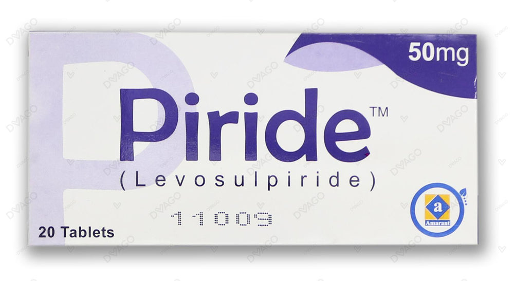 Piride Tablets 50mg (1 Box = 2 Strips) (1 Strip = 10 Tablets)