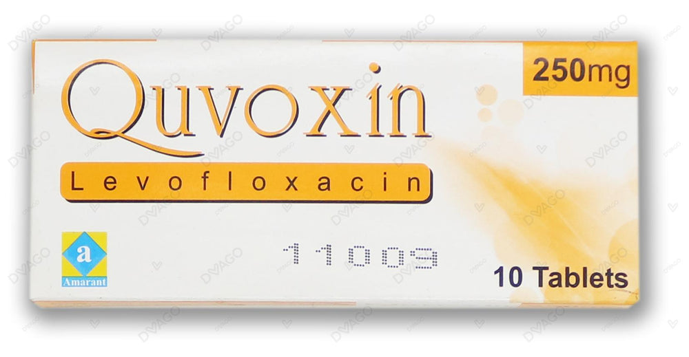 Quvoxin Tablets 250mg (1 Box = 1 Strip)(1 Strip = 10 Tablets)