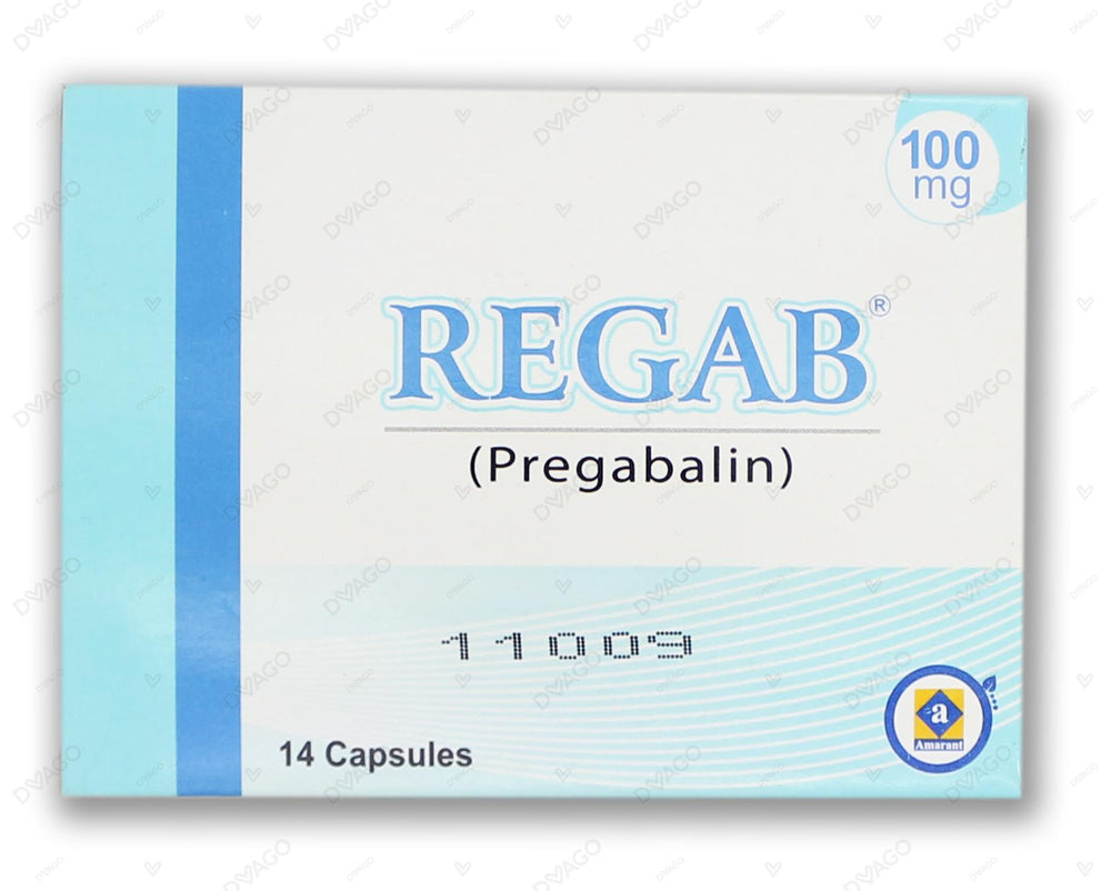 Regab Capsules 100mg (1 Strip = 7 Capsules)