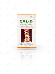Cal-D Tablets 600mg/400Iu (1 Bottle = 20 Tablets)