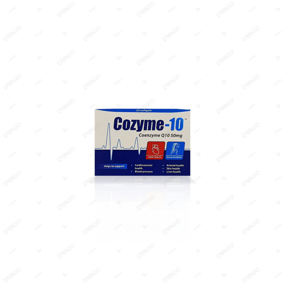 Cozyme-10 Softgel 50mg (1 Strip = 10 Tablets)