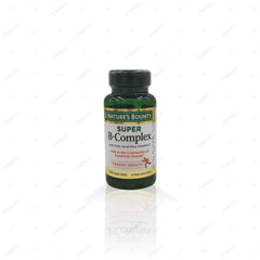 Natures Bounty Super B-Complex Tablets (1 Bottle = 150 Tablets)