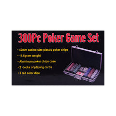 POCKER CHIP SET 300PC BRIEF CASE Default Title - MamasJan Toys