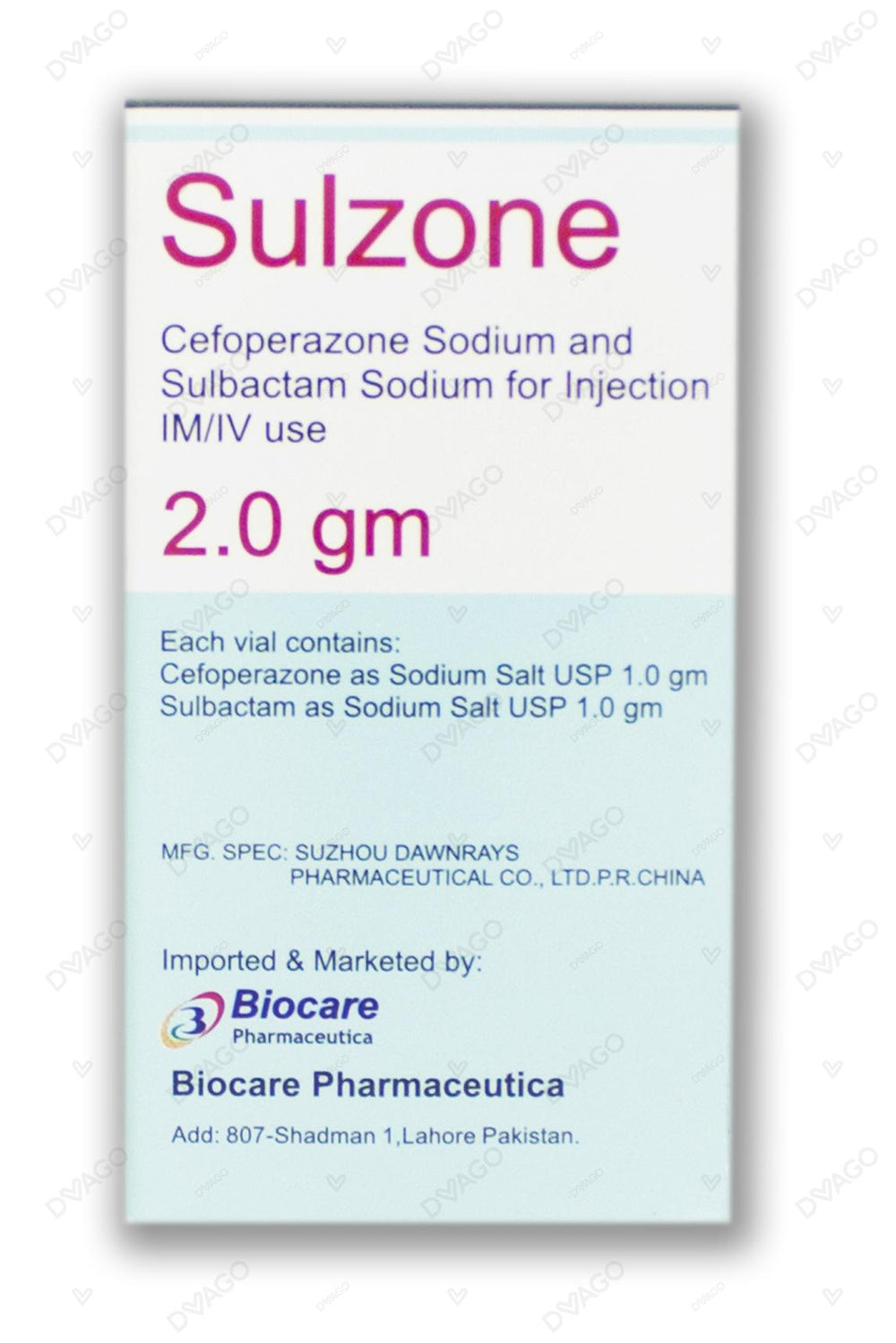 Sulzone Injection 2g (1 Box = 1 Injection)