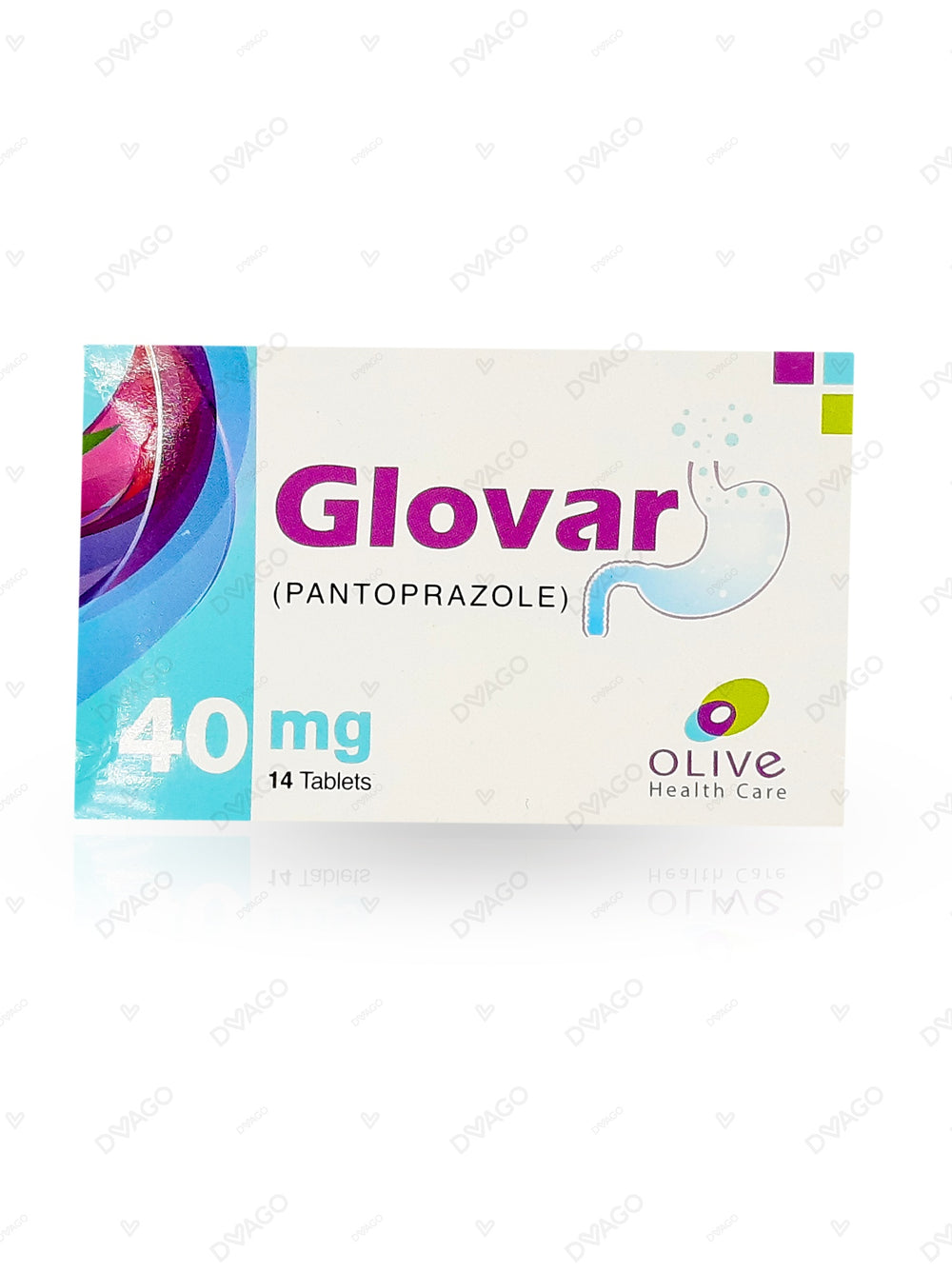 Glovar Tablets 40mg (1 Box = 1 Strip) (1 Strip = 14 Tablets)