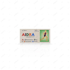 Aidra Tablets 20mg (1 Strip = 10 Tablets)