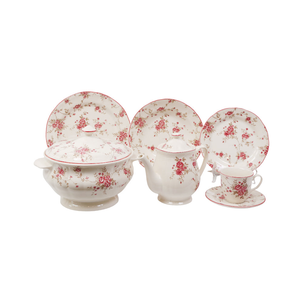 DINNER SET 85PC CLAYTON 0422F A+B Default Title - MamasJan Crockery