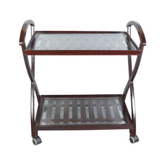 Tea Trolley Net D-Handle D-Brown Default Title - MamasJan Household