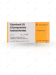 Clomfranil Tablets 25mg (1 Strip = 10 Tablets)
