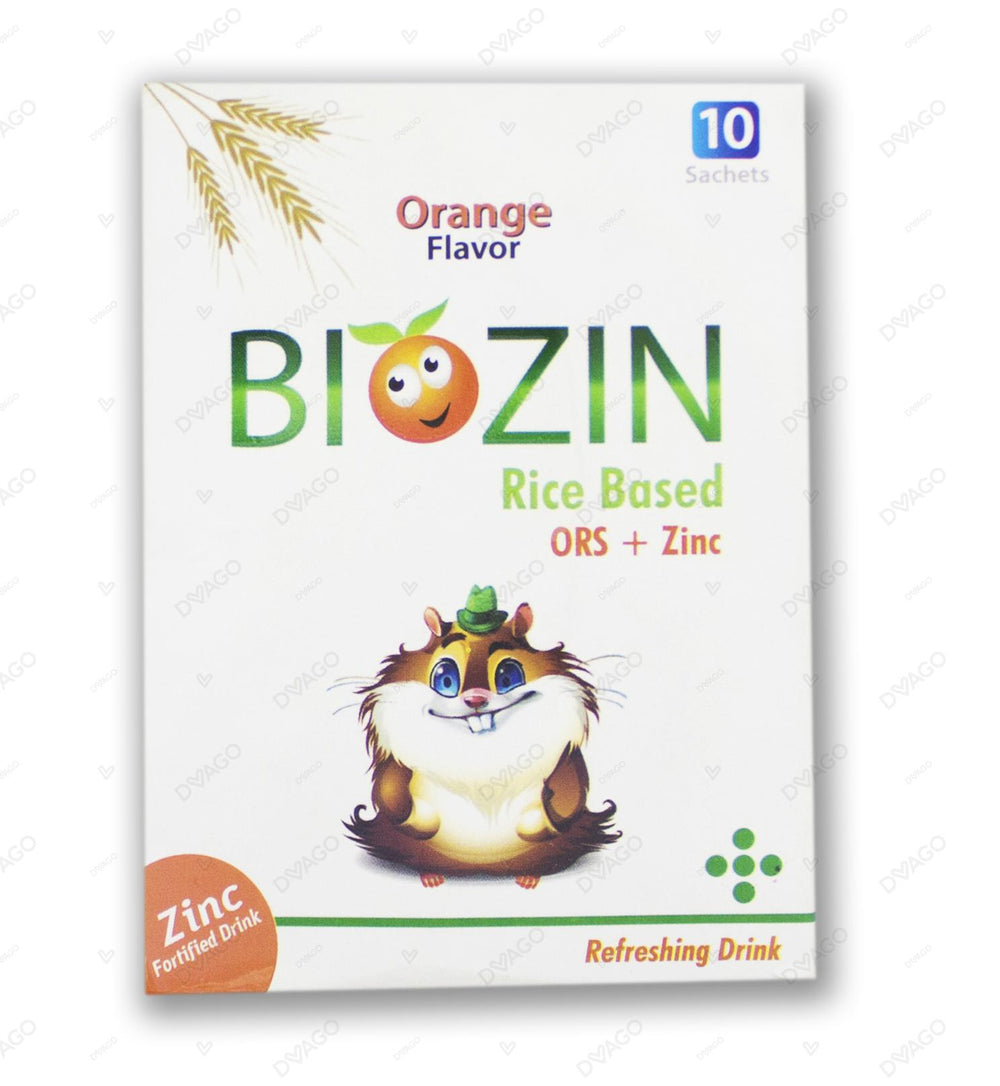 Biozin Orange Powder Sachet (1 Box = 10 Sachets)