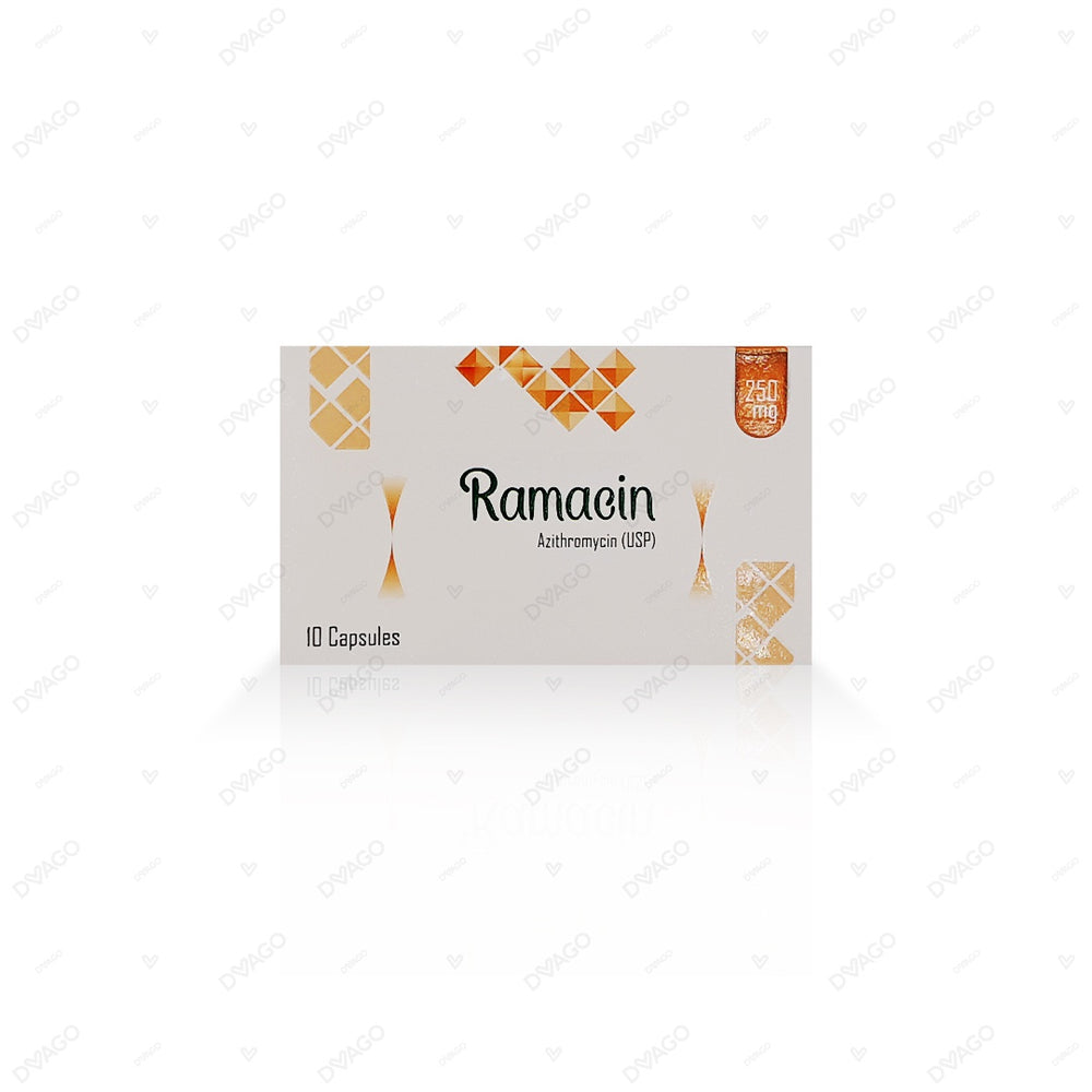 Ramacin Capsules 250mg (1 Box = 1 Strip)(1 Strip = 10 Capsules)
