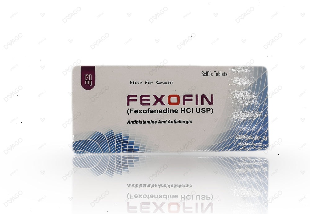Fexofin Tablets 120mg (1 Strip = 10 Tablets)