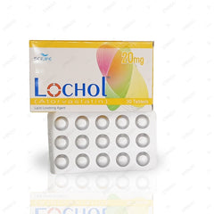 Lochol Tablets 20mg (1 Strip = 15 Tablets)