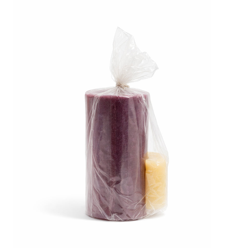 CLASSY BIG ROUND HEART CANDLE PC Default Title - MamasJan Grocery Non Foods