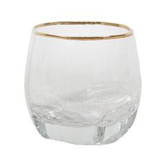 GLASS OCEAN CHARISAM ROCK GOLDEN 17112 PC (Pack 6) Default Title - MamasJan Crockery